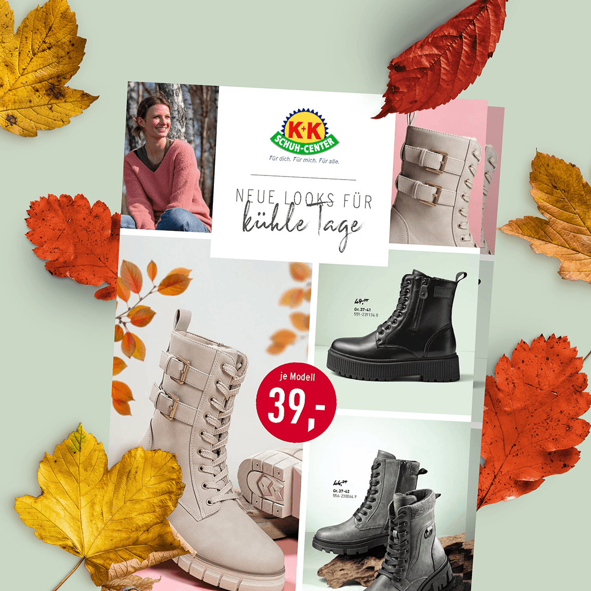 K+K Schuhcenter_Banner_Prospekt