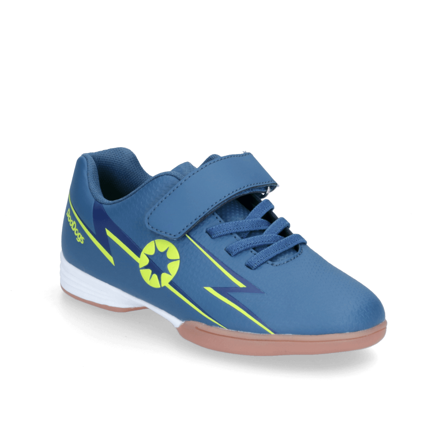 schuhcenter doodogs hallenschuh blau mit klettverschluss